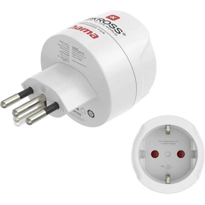 Hama Reiseadapter, Reiseadapter Typ J, L, N, 3-polig, Weiss Hama Reiseadapter, Reiseadapter Typ J, L, N, 3-polig, Weiss