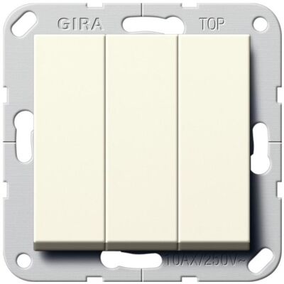 GIRA 283001 - Wippschalter Ein Aus 3fach cws 283001 GIRA 283001 - Wippschalter Ein Aus 3fach cws 283001