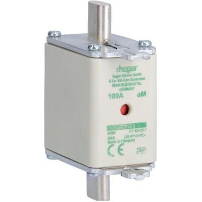 Hager, Sicherung, LNH00100M6A (100 A) Hager, Sicherung, LNH00100M6A (100 A)