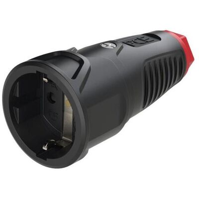 PCE 2510-src Schwarze Steckdose mit Erdung - Sicherheitssteckdose 230 V IP20 PCE 2510-src Schwarze Steckdose mit Erdung - Sicherheitssteckdose 230 V IP20