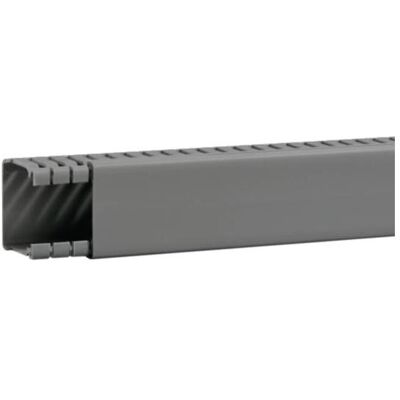 Hager, Leitungsführung, Verdrahtungskanal ohne Bodenstanzung aus PVC BA6 40x40mm steingrau (200 cm) Hager, Leitungsführung, Verdrahtungskanal ohne Bodenstanzung aus PVC BA6 40x40mm steingrau (200 cm)