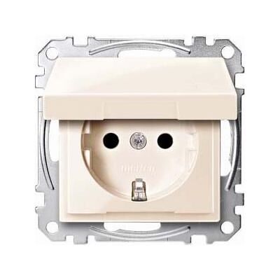 Merten, Steckdose, SCHUKO-Steckdose mit Klappdeckel, BRS, MEG2310-0344 Merten, Steckdose, SCHUKO-Steckdose mit Klappdeckel, BRS, MEG2310-0344