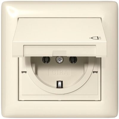 Gira Modell 415701 Schutzkontakt IP44 mit Rahmen Gira Modell 415701 Schutzkontakt IP44 mit Rahmen