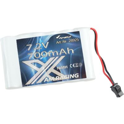 Amewi AMXRacing Ni-MH Akku 7.2V 700mAh, HBX Stecker (700 mAh, 7.20 V) Amewi AMXRacing Ni-MH Akku 7.2V 700mAh, HBX Stecker (700 mAh, 7.20 V)