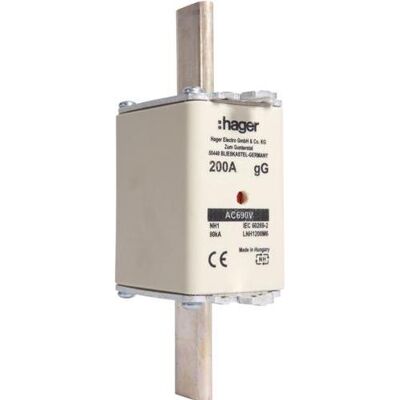 Hager, Sicherung, LNH1200M6 (200 A) Hager, Sicherung, LNH1200M6 (200 A)