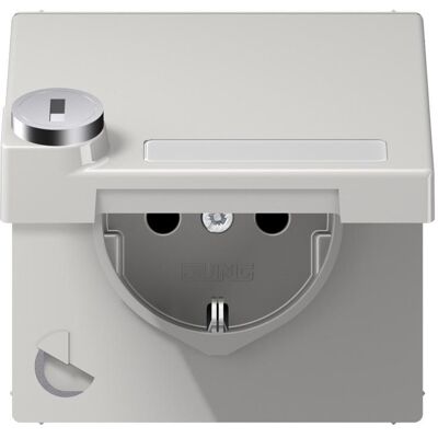 JUNG LS 1520 NAKLSL LG - Schutzkontakt 2P Grau - IP44 - Steckdose JUNG LS 1520 NAKLSL LG - Schutzkontakt 2P Grau - IP44 - Steckdose