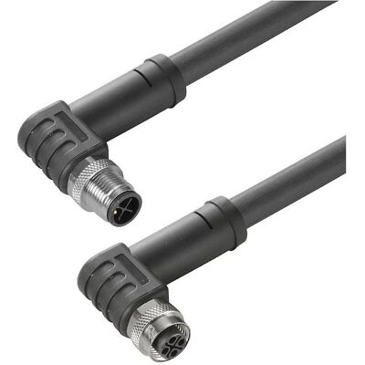 Weidmüller Sensor-Aktor-Leitung,Verbindungsleitung, M12/M12, 4, 1 m SAIL-M12WM12W-S3-10P -, Elektronikkabel + Stecker, Schwarz Weidmüller Sensor-Aktor-Leitung,Verbindungsleitung, M12/M12, 4, 1 m SAIL-M12WM12W-S3-10P -, Elektronikkabel + Stecker, Schwarz
