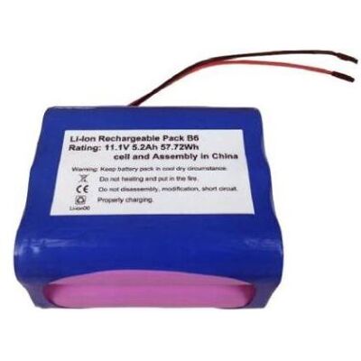 RS PRO 18650 11.1V 5200 mAh 3S2P B6 type (1 Stk., 18650, 5200 mAh), Batterien + Akkus RS PRO 18650 11.1V 5200 mAh 3S2P B6 type (1 Stk., 18650, 5200 mAh), Batterien + Akkus