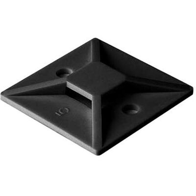 HellermannTyton, Kabelbinder, Klebesockel UB19-B-PA66-BK-C1 / 565708 (Klettkabelbinder, 19 mm, 100 Stk.) HellermannTyton, Kabelbinder, Klebesockel UB19-B-PA66-BK-C1 / 565708 (Klettkabelbinder, 19 mm, 100 Stk.)