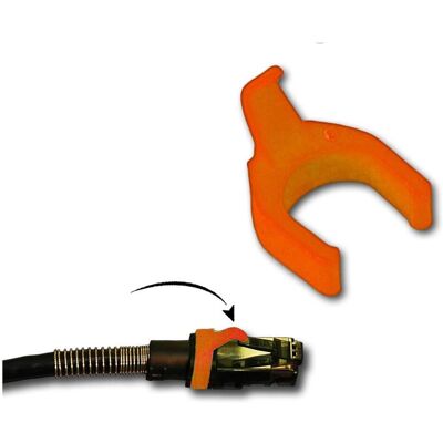 PatchSee PatchClip 50 Stück Orange, Zubehör Netzwerk PatchSee PatchClip 50 Stück Orange, Zubehör Netzwerk