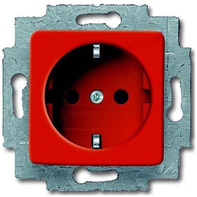 Busch-Jaeger 20EUCQ-14-212 Orange Schuko Steckdose Busch-Jaeger 20EUCQ-14-212 Orange Schuko Steckdose