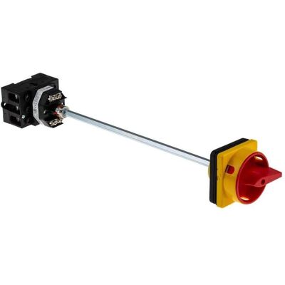 RS PRO Trennschalter 25A 3-polig, Schalter + Taster, Rot, Gelb RS PRO Trennschalter 25A 3-polig, Schalter + Taster, Rot, Gelb