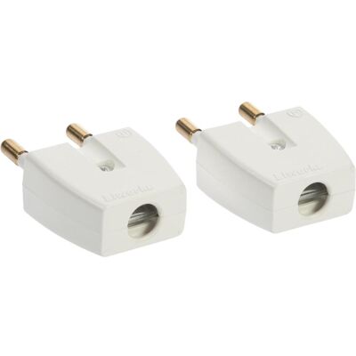 Nordic, Netzstecker + Netzkupplung, Plug Flat DK - 2pcs. Nordic, Netzstecker + Netzkupplung, Plug Flat DK - 2pcs.