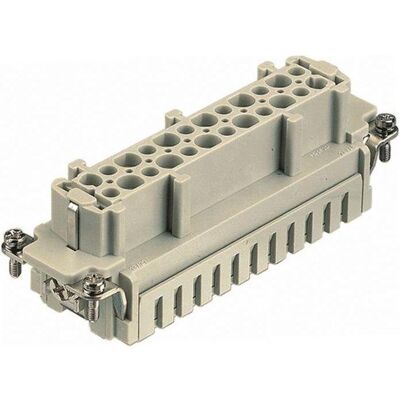 Harting Buchseneinsatz HAN 24ES 24-polig Feder., Elektronikkabel + Stecker Harting Buchseneinsatz HAN 24ES 24-polig Feder., Elektronikkabel + Stecker