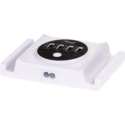 Akyga AK-TB-05 AK-TB-05 Adapter Steckdose Ausgangsstrom (max.) 6 A 4 x (30 W, 4 Ports), USB Ladegerät, Weiss Akyga AK-TB-05 AK-TB-05 Adapter Steckdose Ausgangsstrom (max.) 6 A 4 x (30 W, 4 Ports), USB Ladegerät, Weiss
