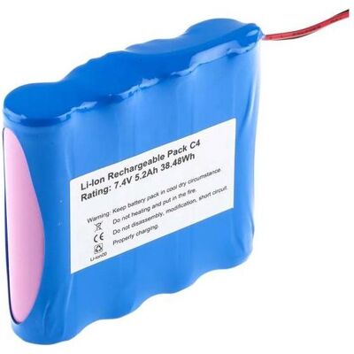 RS PRO 18650 7.4V 5200 mAh 2S2P C4 type (18650, 5200 mAh), Batterien + Akkus RS PRO 18650 7.4V 5200 mAh 2S2P C4 type (18650, 5200 mAh), Batterien + Akkus