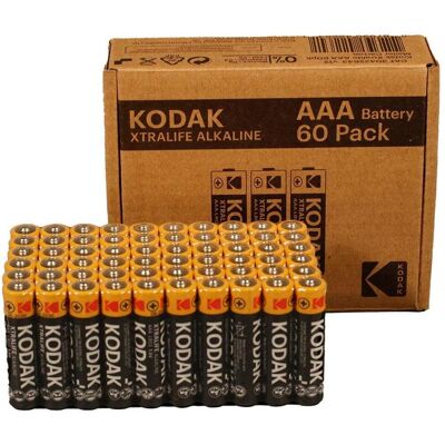 Kodak Xtralife (60 Stk., AAA, 1050 mAh), Batterien + Akkus Kodak Xtralife (60 Stk., AAA, 1050 mAh), Batterien + Akkus