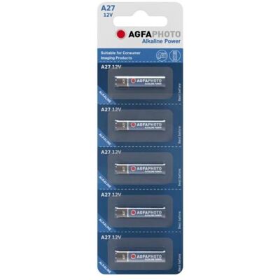 AGFAPHOTO alkaline battery 12V, 27A-LR27A, blister 5pcs (5 Stk., A27), Batterien + Akkus AGFAPHOTO alkaline battery 12V, 27A-LR27A, blister 5pcs (5 Stk., A27), Batterien + Akkus