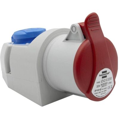 Brennenstuhl Steckdose, Kombi-Wandsteckdose mit CEE 400V/32A und Schutzkontakt Typ F IP44 Brennenstuhl Steckdose, Kombi-Wandsteckdose mit CEE 400V/32A und Schutzkontakt Typ F IP44