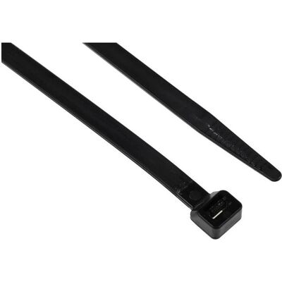 RS PRO, Kabelbinder, Cable Tie 380x7.6 Black UV resistant (Kunststoffkabelbinder, 380 mm, 100 Stk.) RS PRO, Kabelbinder, Cable Tie 380x7.6 Black UV resistant (Kunststoffkabelbinder, 380 mm, 100 Stk.)