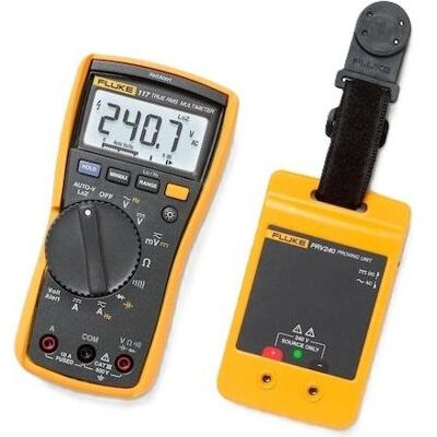 Fluke, Multimeter, Kit-117/PRV240 (CAT III 600V, Hand-Multimeter) Fluke, Multimeter, Kit-117/PRV240 (CAT III 600V, Hand-Multimeter)