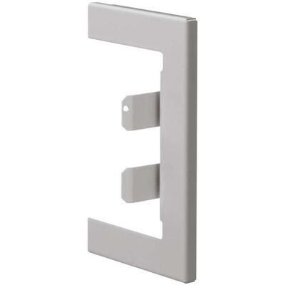 Hager, Leitungsführung Zubehör, TEH BR65100W7035 Wandanschlussblende aus Stahlblech zu BR 65x100mm Oberteil 80mm Hager, Leitungsführung Zubehör, TEH BR65100W7035 Wandanschlussblende aus Stahlblech zu BR 65x100mm Oberteil 80mm
