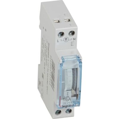 Legrand, Zeitschaltuhr, LEG 412794 MicroRex QW11 230V 50Hz Wochenschaltuhr,qua. Legrand, Zeitschaltuhr, LEG 412794 MicroRex QW11 230V 50Hz Wochenschaltuhr,qua.
