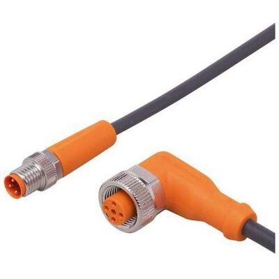 IFM EVC410, Elektronikkabel + Stecker, Orange IFM EVC410, Elektronikkabel + Stecker, Orange