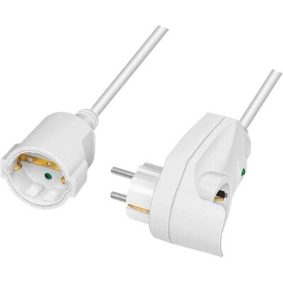 LogiLink, Verlängerungskabel, Cable Power Extension 3m White (3 m, CEE 7/3) LogiLink, Verlängerungskabel, Cable Power Extension 3m White (3 m, CEE 7/3)