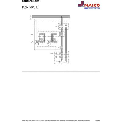 Maico MAI DZR 56/6 B Axial-Rohrventilator, DN560, Drehstrom, Elektronikzubehör + Gehäuse Maico MAI DZR 56/6 B Axial-Rohrventilator, DN560, Drehstrom, Elektronikzubehör + Gehäuse