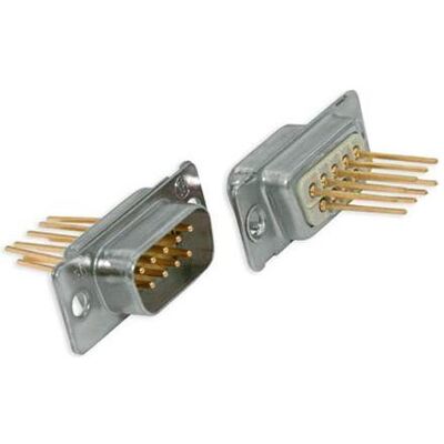 Conec 9 pole D-sub male Wire-Wrap connector, Elektronikkabel + Stecker, Schwarz, Silber Conec 9 pole D-sub male Wire-Wrap connector, Elektronikkabel + Stecker, Schwarz, Silber