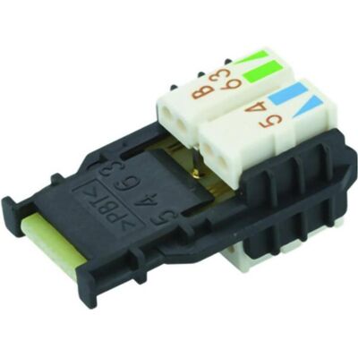 Telegärtner MFP8, Elektronikkabel + Stecker, Silber Telegärtner MFP8, Elektronikkabel + Stecker, Silber