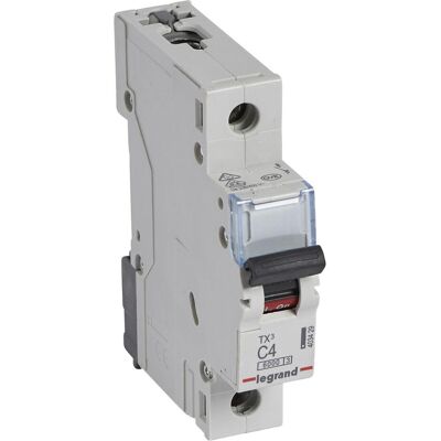 Legrand, Schutzschalter, Leitungsschutzschalter Tx3 403429 Ls C4A 1P 6Ka 1M 403429 Legrand, Schutzschalter, Leitungsschutzschalter Tx3 403429 Ls C4A 1P 6Ka 1M 403429