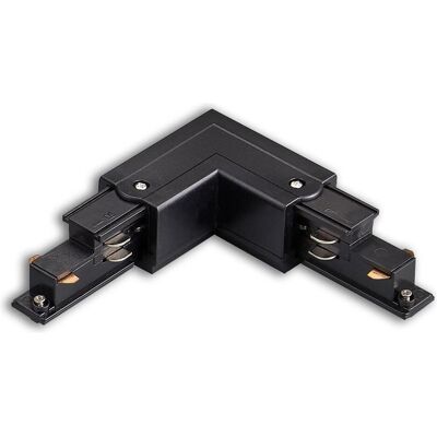 Isoled, Beleuchtung Zubehör, 3-Phasen DALI L-Verbinder für Aufbauschiene, N-Leiter aussen, schwarz Isoled, Beleuchtung Zubehör, 3-Phasen DALI L-Verbinder für Aufbauschiene, N-Leiter aussen, schwarz