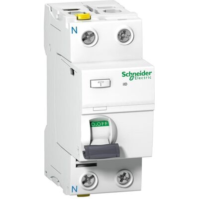 Schneider Electric, Schutzschalter, Acti9 iID RCCB 2Pole 25A 10ma Type A Schneider Electric, Schutzschalter, Acti9 iID RCCB 2Pole 25A 10ma Type A