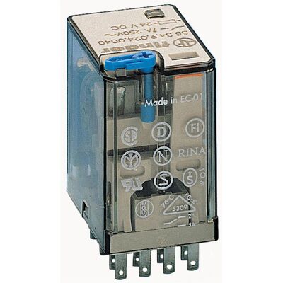 Finder 55.34.9.060.5040 Steckrelais 60 V/DC 7 A 4 Wechsler 1 St., Relais Finder 55.34.9.060.5040 Steckrelais 60 V/DC 7 A 4 Wechsler 1 St., Relais