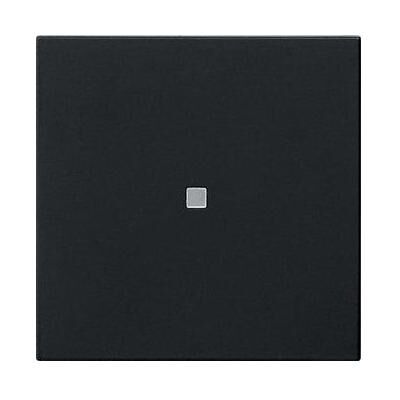 Gira 5495005, Schalter + Taster, Schwarz Gira 5495005, Schalter + Taster, Schwarz
