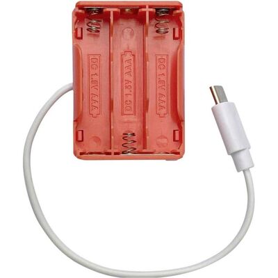 Calliope CA-Boson-AAA Batteriebox 3x Micro (AAA), Batterie Zubehör, Rot Calliope CA-Boson-AAA Batteriebox 3x Micro (AAA), Batterie Zubehör, Rot