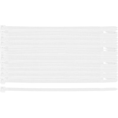 Neo, Kabelbinder, EXTREME Kabelbinder 4,8 × 150 mm, weiss, 100 Stück. (Kunststoffkabelbinder, 150 mm, 100 Stk.) Neo, Kabelbinder, EXTREME Kabelbinder 4,8 × 150 mm, weiss, 100 Stück. (Kunststoffkabelbinder, 150 mm, 100 Stk.)