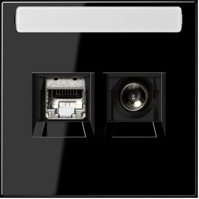 JUNG, Steckdose, MMDLS4521SW Smart-TV-Anschlussdose JUNG, Steckdose, MMDLS4521SW Smart-TV-Anschlussdose