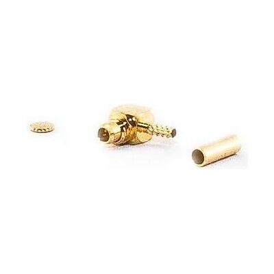Varia MMCX-Stecker Winkel 90° für 1.13 Kabel, Crimp Version, Elektronikkabel + Stecker Varia MMCX-Stecker Winkel 90° für 1.13 Kabel, Crimp Version, Elektronikkabel + Stecker