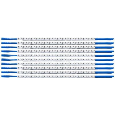 Brady, Kabelverbindung Zubehör, SCN-07-F, Clipsleeve Drahtmarkierer, Beschriftung " F ", für Kabeldurchmesser von 1,9 Brady, Kabelverbindung Zubehör, SCN-07-F, Clipsleeve Drahtmarkierer, Beschriftung " F ", für Kabeldurchmesser von 1,9