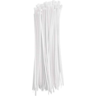 Emos, Kabelbinder, Kabelbinder 300×4,8, weiss, 100 Stk (300 mm, 100 Stk.) Emos, Kabelbinder, Kabelbinder 300×4,8, weiss, 100 Stk (300 mm, 100 Stk.)