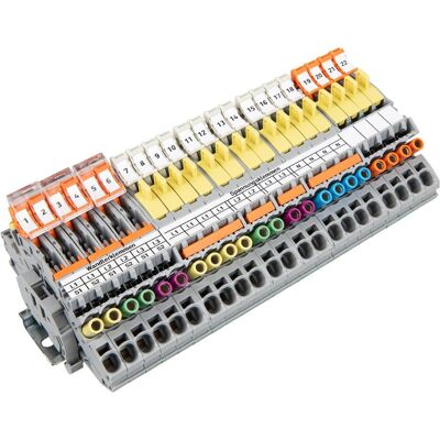 Wago Stromwandlerklemmenblock, Elektronikzubehör + Gehäuse, Mehrfarbig Wago Stromwandlerklemmenblock, Elektronikzubehör + Gehäuse, Mehrfarbig