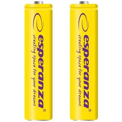 Esperanza WIEDERAUFLAUFBARE BATTERIEN Ni-MH AAA 1000MAH 2PCS. GELB (2 Stk., AAA, 1000 mAh), Batterien + Akkus Esperanza WIEDERAUFLAUFBARE BATTERIEN Ni-MH AAA 1000MAH 2PCS. GELB (2 Stk., AAA, 1000 mAh), Batterien + Akkus