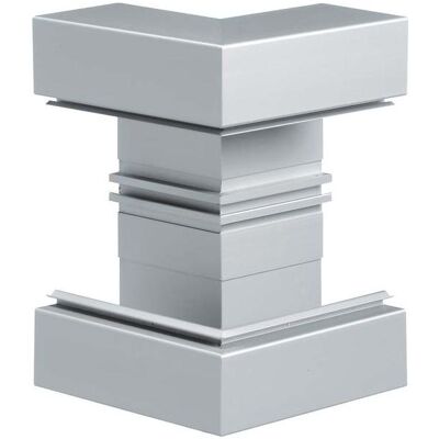 Hager, Leitungsführung, TEH BRA652103BELN AuÃeneck,BRA65210B,Alu,naturelox (8 cm) Hager, Leitungsführung, TEH BRA652103BELN AuÃeneck,BRA65210B,Alu,naturelox (8 cm)
