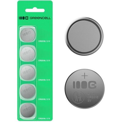 GreenCell Charger Green cell Baterijas Green Cell Blister 5x Lithium Battery CR2016 (5 Stk., CR2016, 80 mAh), Batterien + Akkus GreenCell Charger Green cell Baterijas Green Cell Blister 5x Lithium Battery CR2016 (5 Stk., CR2016, 80 mAh), Batterien + Akkus