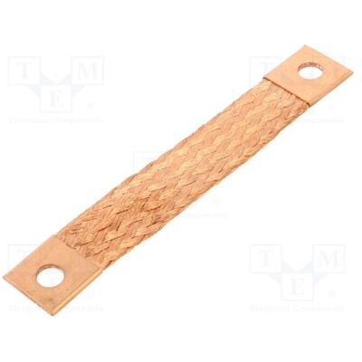 BM Group, Kabeleinziehsystem, Geflecht Erdungsband 25mm2 Ø1: 9mm Ø2: 9mm 120A L: 0,13m BM Group, Kabeleinziehsystem, Geflecht Erdungsband 25mm2 Ø1: 9mm Ø2: 9mm 120A L: 0,13m