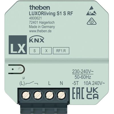 Theben, Aktor, LUXORliving S1 S RF (Schaltaktor) Theben, Aktor, LUXORliving S1 S RF (Schaltaktor)