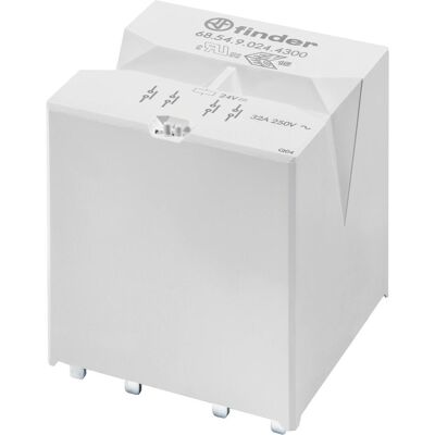 Finder FIN 68.54.9 24V - Hochleistungs-Printrelais, 4 NO, 32 A, 24 V DC, Relais Finder FIN 68.54.9 24V - Hochleistungs-Printrelais, 4 NO, 32 A, 24 V DC, Relais